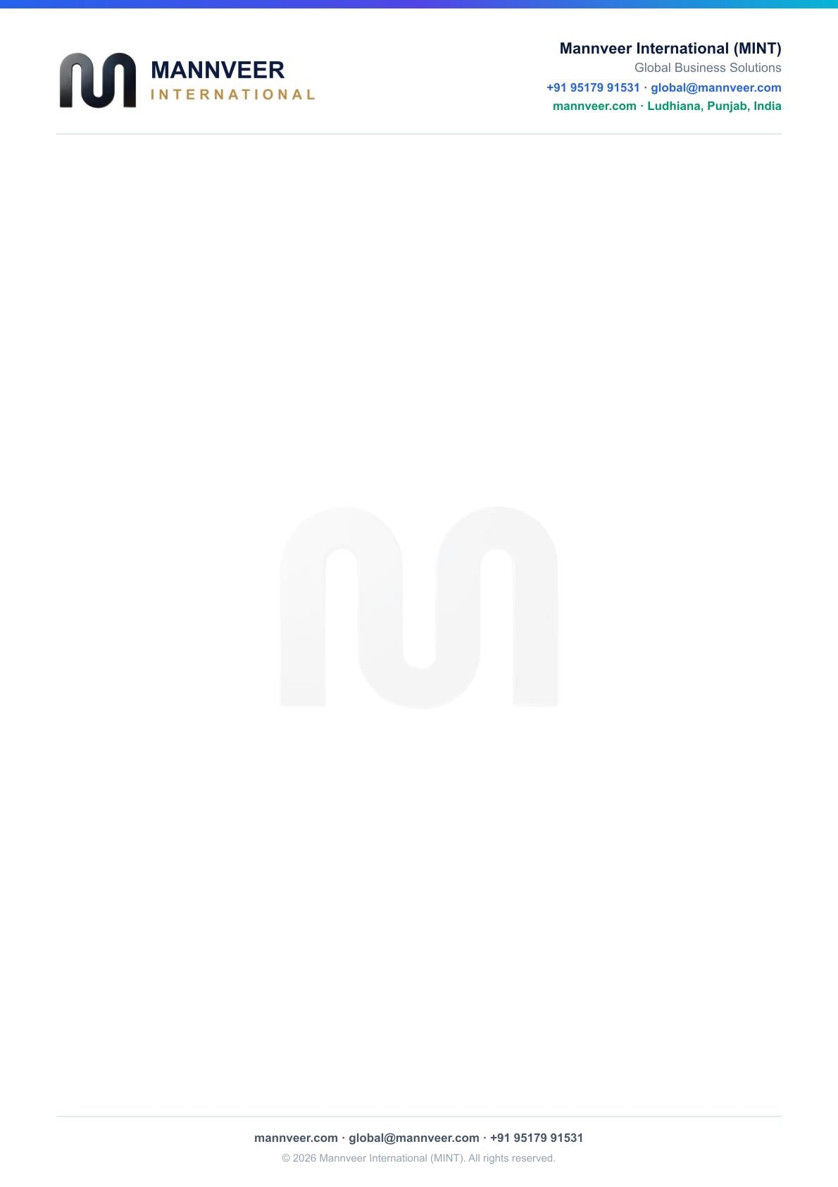 Vector Company Letterhead